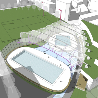 AQUATIC CENTRE, GREEN SQUARE COMPETITION DESIGN 2014